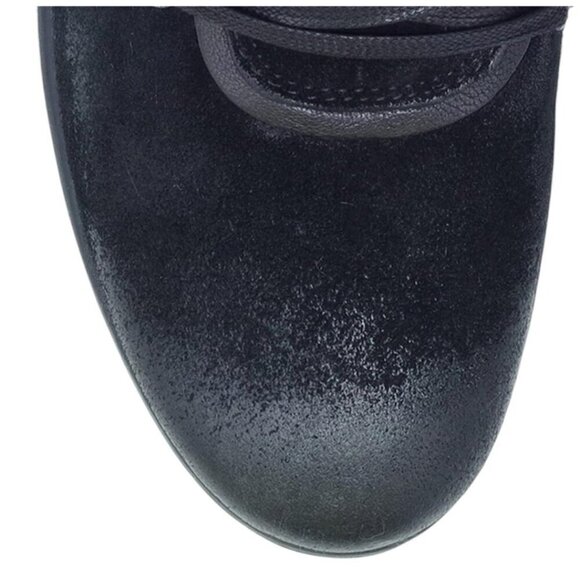 Miz Mooz Womens Black Leather Lace Up Steffy Ankle Bootie Sz 8.5 New - Picture 10 of 14